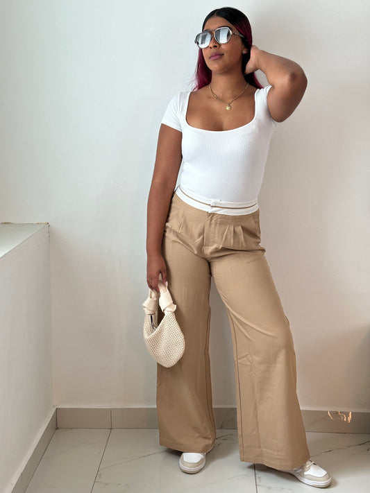 Taupe trousers